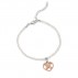 Pearl Bracelet with Heart Charm