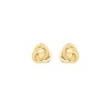 9ct Gold 8mm Knot Earrings - Macintyres of Edinburgh