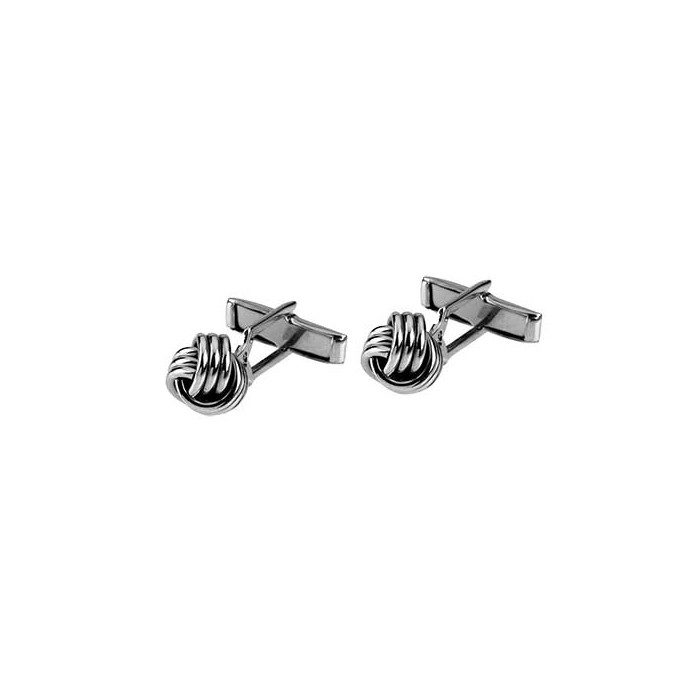 Tianguis Jackson Sterling Silver Knot Cufflinks - CL0031