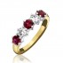 Diamond & Ruby Eternity Ring R: 1.66ct - Macintyres of Edinburgh