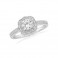 Vintage CZ Dress Ring in 9ct White Gold | Save 40% off High Street