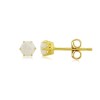 Round Opal Stud Earrings 9ct Gold | Macintyres of Edinburgh