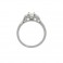 Art Deco Inspired Engagement Ring - Platinum 0.85ct E/VS1