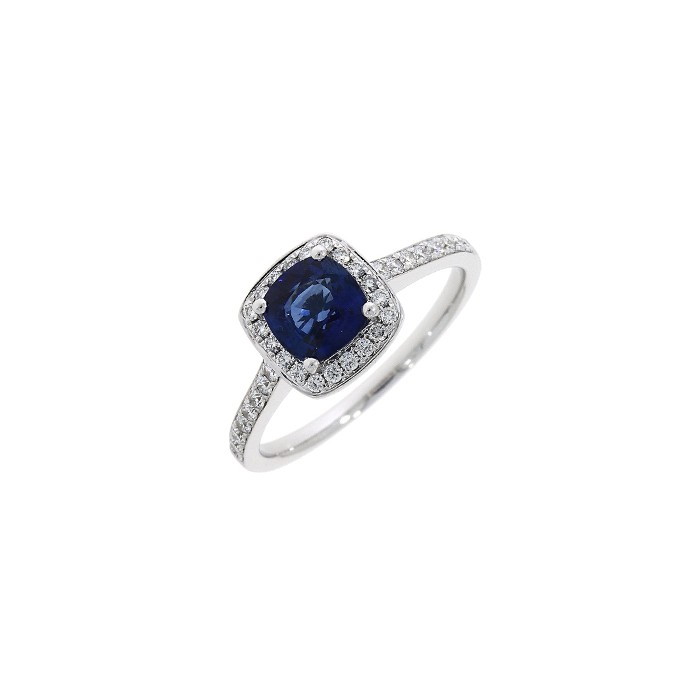 18ct White Gold Sapphire Ring | canoeracing.org.uk