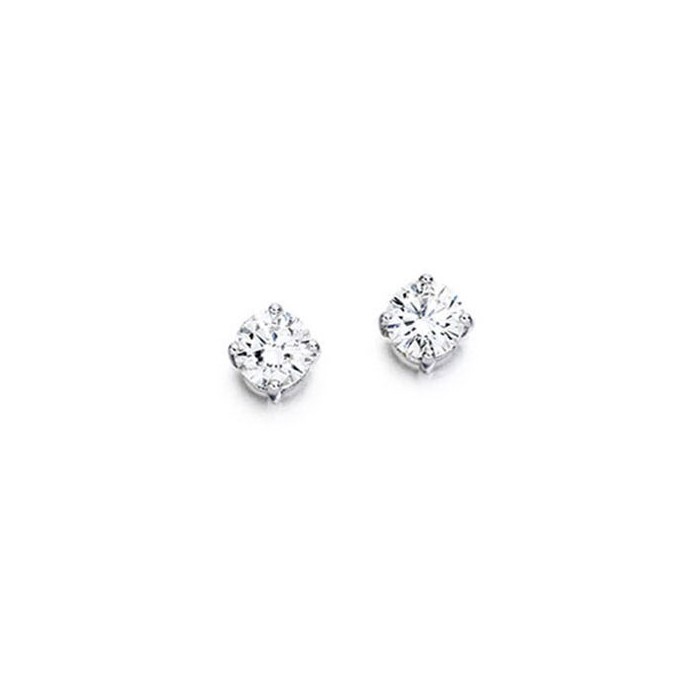 9ct White Gold Diamond Stud Earrings - 0.33ct