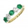 [Emerald Eternity Ring] 18ct Emerald & Diamond Eternity Ring
