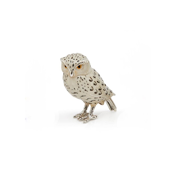 Saturno Sterling Silver Snowy Owl A 13215 M Macintyres of