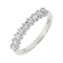 Platinum Claw Set 0.45ct Diamond Eternity Ring - Macintyres of Edinburgh