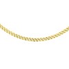 18ct Yellow Gold Diamond Cut Curb Chain 41cm/16"
