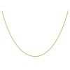 18ct Yellow Gold Diamond Cut Curb Chain 41cm/16"