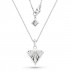 Kit Heath Empire Deco Silver Necklace 90401 [Save 28% off RRP]