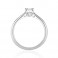 Platinum Emerald Cut Diamond Solitaire Ring 1.01 + 0.20ct G/VS1