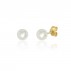 5.5 - 6mm cultured pearl stud earrings