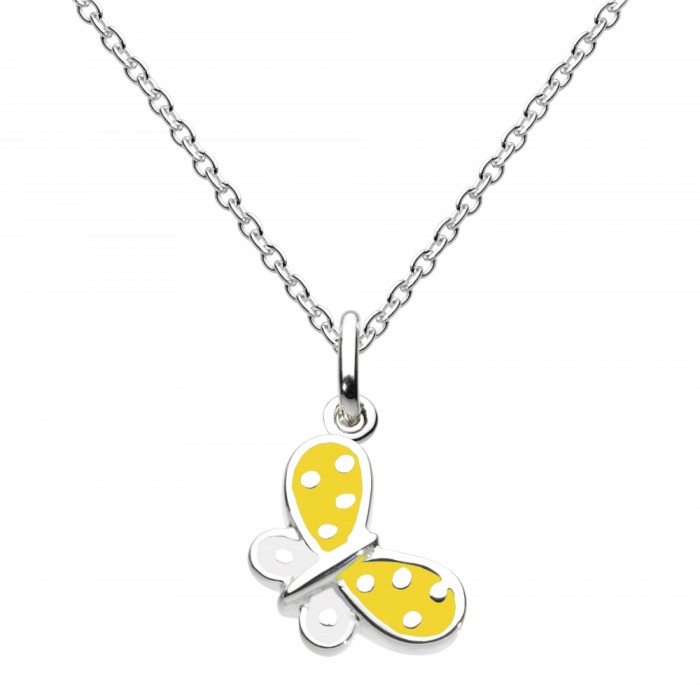 Kit Heath Yellow Summertime Butterfly Necklace - 9923YE015