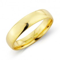 Gents 18ct Gold 5mm Heavy Court Wedding Band [Save 40% OFF High Street Prices]