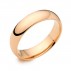 Gents 18ct Rose Gold 6mm Court Wedding Band [Save 40% OFF High Street Prices]