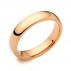 Gents 18ct Rose Gold 4mm Court Wedding Band [Save 40% OFF High Street Prices]
