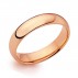 Ladies 18ct Rose Gold 5mm Court Wedding Band [Save 40% OFF High Street Prices]
