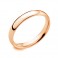 Ladies 18ct Rose Gold 3mm Court Wedding Band [Save 40% OFF High Street Prices]