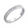 Platinum Channel Set Round Diamond Wedding Ring - Macintyres of Edinburgh