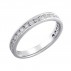 Platinum Channel Set Round Diamond Wedding Ring [Save 40% off high street prices]