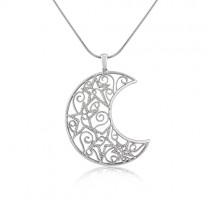 18ct White Gold Diamond Celestial Necklace | Macintyres of Edinburgh