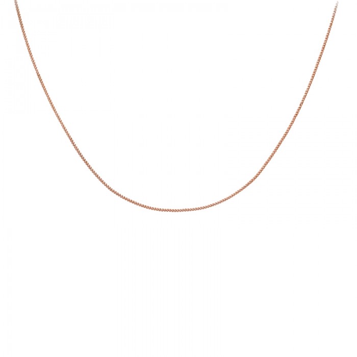 18ct Rose Gold 16"Chain
