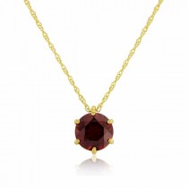 Save £92 off RRP - Round Garnet Necklace 9ct Gold - Macintyres of EdinburghRound Garnet Necklace 9ct Gold - Macintyres of Edinbu