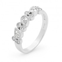 Vintage Inspired Diamond Eternity Ring