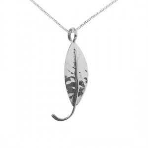 Tianguis Jackson Silver Abstract Leaf Pendant CY0035