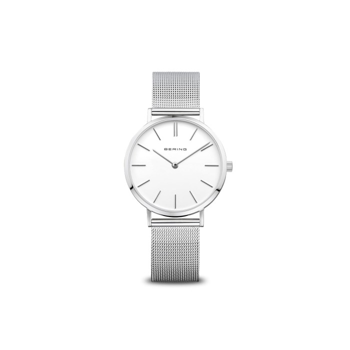 Bering Ladies Stainless Steel White Dial Watch - 14134-004