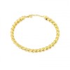 9ct Gold Curb Link Bracelet Bangle - Macintyres of Edinburgh
