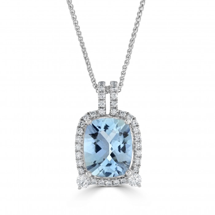 Luscious Blue Topaz Necklace | Classic Couture | H.AZEEM| Jewellery