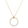 Diamond Circle Necklace 18ct Gold - Macintyres of Edinburgh