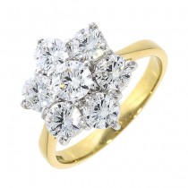 2 Carat Diamond Petal Cluster Ring £5,250  + VAT - Macintyres of Edinburgh