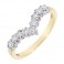 18ct Gold 0.45ct Diamond Wishbone Eternity Ring