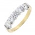 18ct Gold 1.21ct 5 Stone Diamond Eternity Ring
