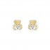 9ct Gold Teddy Bear Stud Earrings - Macintyres of Edinburgh