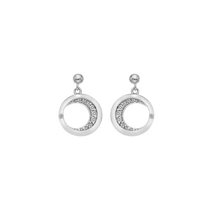 Hot Diamonds Silver Celestial Drop Earrings - DE687