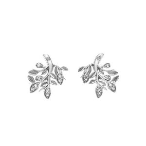 Hot Diamonds Silver Nurture White Topaz Stud Earrings - DE688