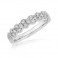 Platinum Scalloped Edge Diamond Ring - 0.52ct | Macintyres of Edinburgh