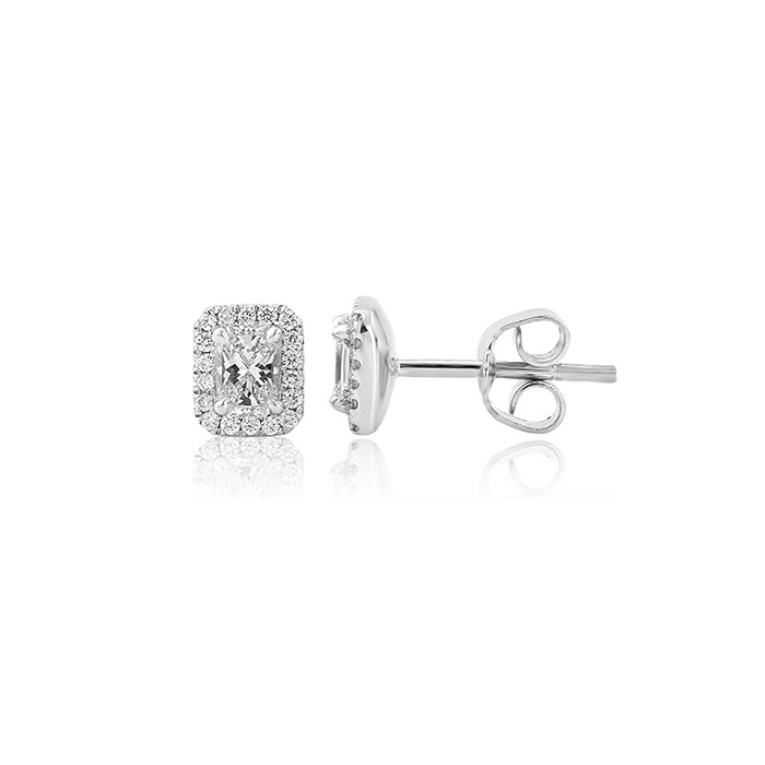 18ct White Gold Phoenix Diamond Earrings - 0.60ct F/LC & VVS2