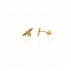 9ct Gold Bee Earring Studs - Macintyres of Edinburgh