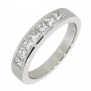 18ct White Gold Princess Cut Diamond Eternity ring - 0.75ct