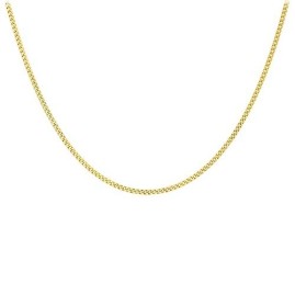 9ct Gold 16 to 18-inch Adjustable Curb Chain - 1.3g