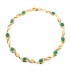 9ct Gold Emerald Bracelet - Macintyres of Edinburgh