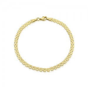 9ct Yellow Gold Petite Panther Bracelet