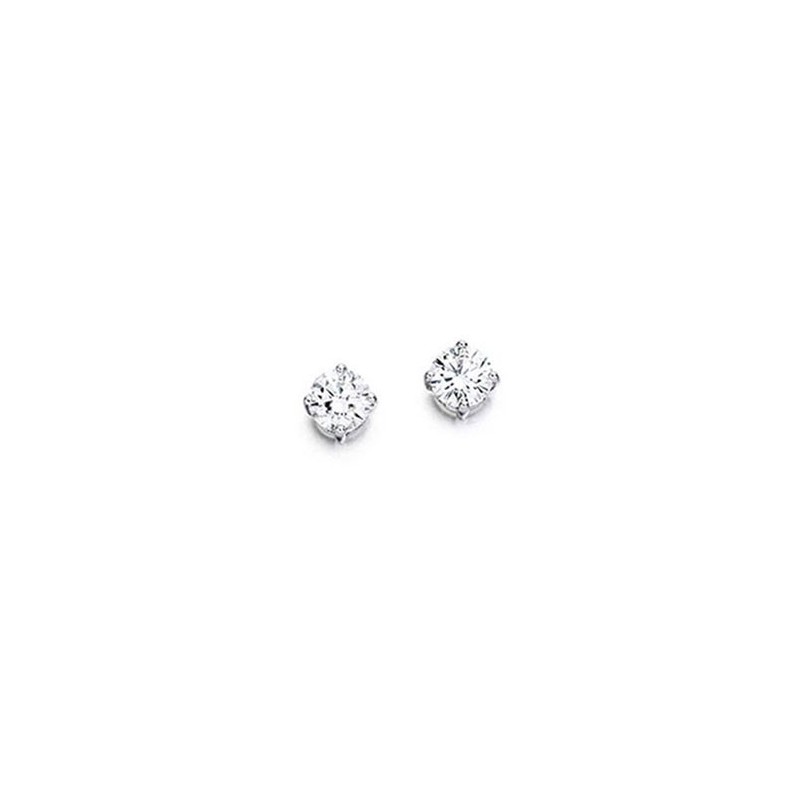 9ct White Gold Diamond Stud Earrings - 0.15ct 9ct White Gold Diamond Stud Earrings - 0.15ct
