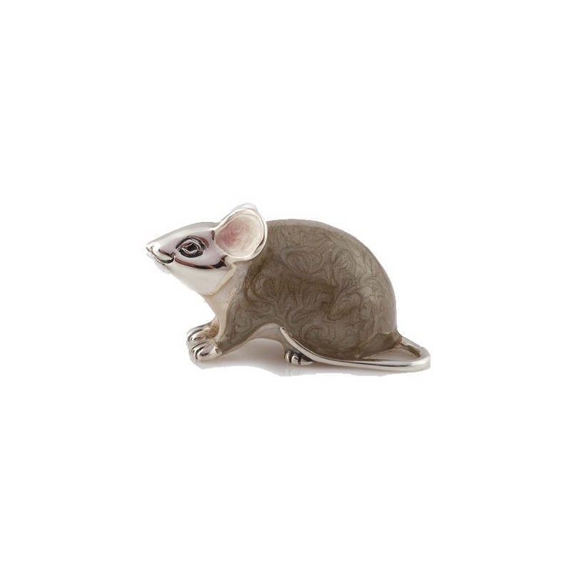 Saturno Silver Animals - Large Brown Mouse - Macintyres of Edinburgh Saturno Silver Animals - Large Brown Mouse - Macintyres of Edinburgh
