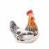 Saturno Silver Animals - Sitting Chicken 9822M - Macintyres of Edinburgh